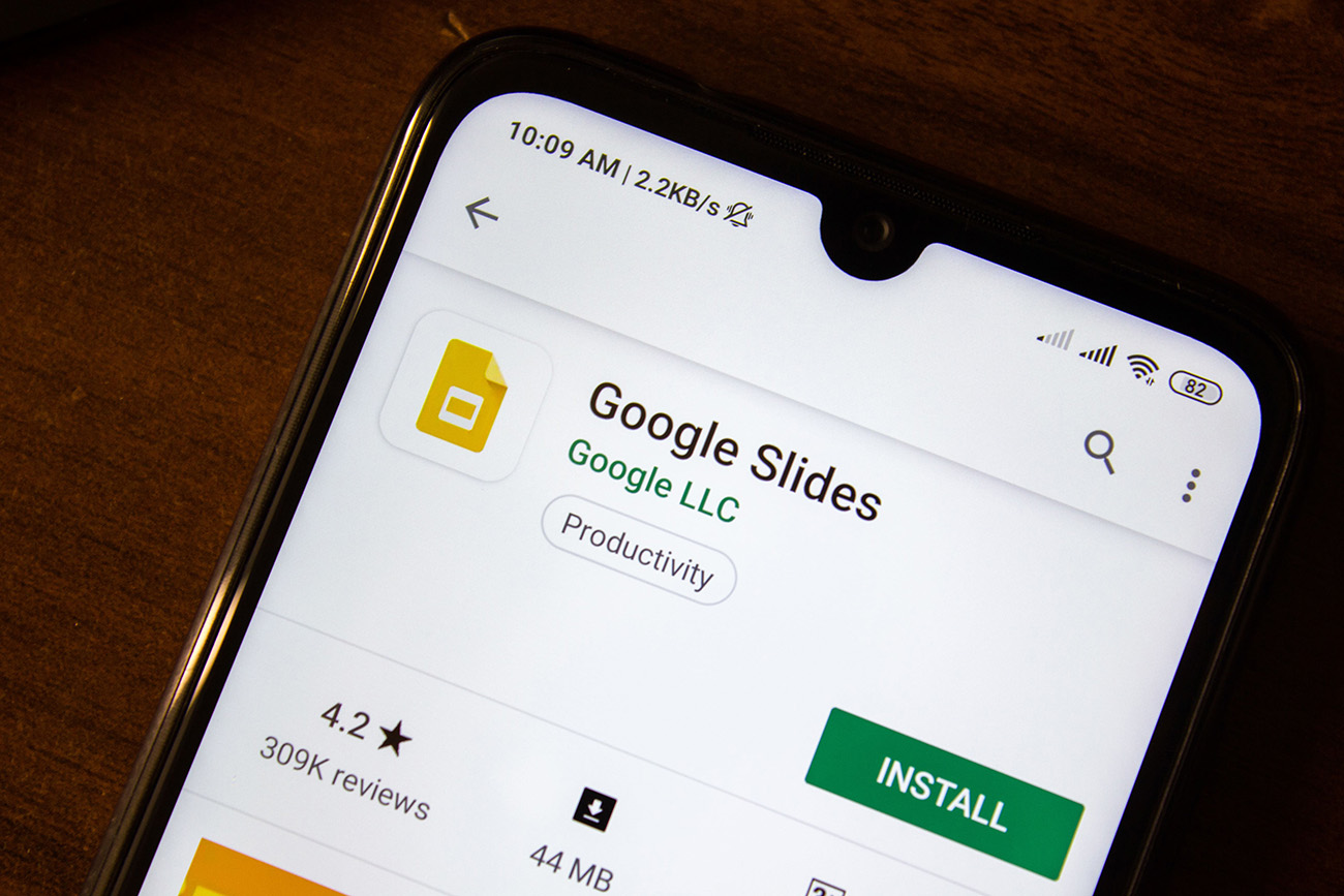 google slides dla digital signage